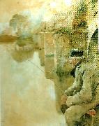 Carl Larsson fiskare fran grez -sur-loing oil painting reproduction